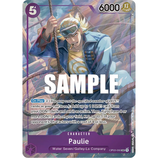 Paulie (Alternate Art) (OP03-066) - Pillars of Strength Foil
