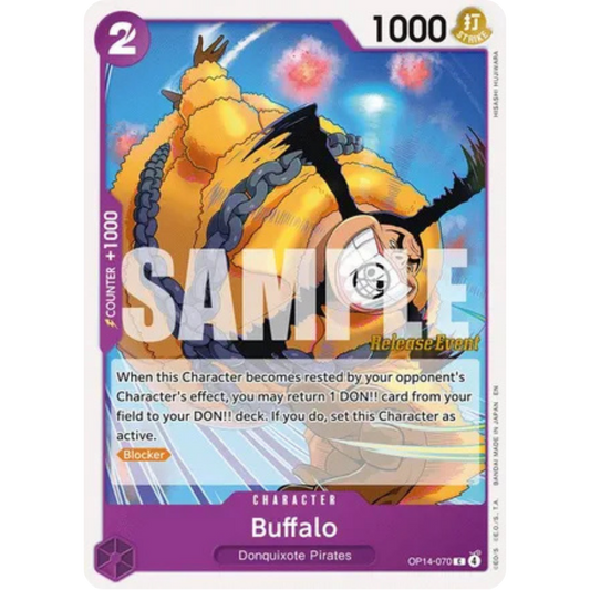 Buffalo (OP14-070) - The Azure Sea's Seven Release Event Cards