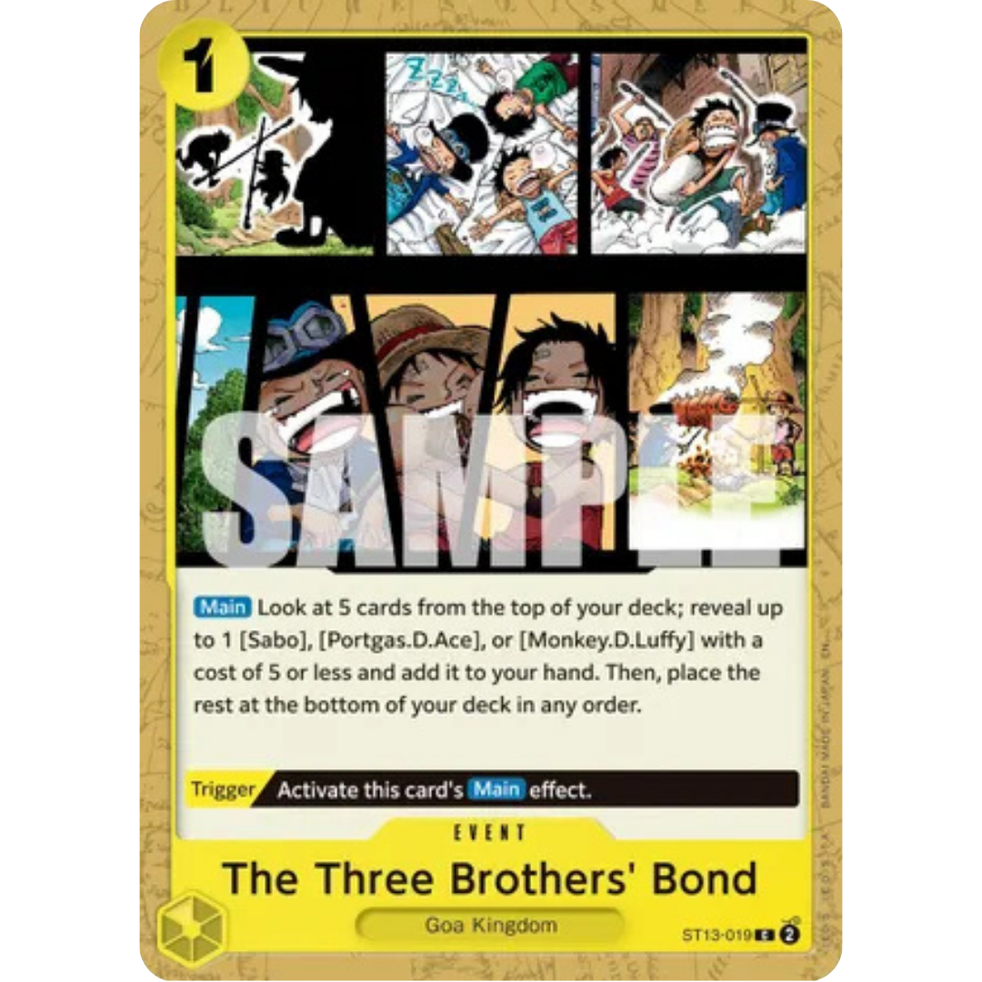 The Three Brothers' Bond (Reprint) (ST13-019) - Premium Booster -The Best- Vol. 2