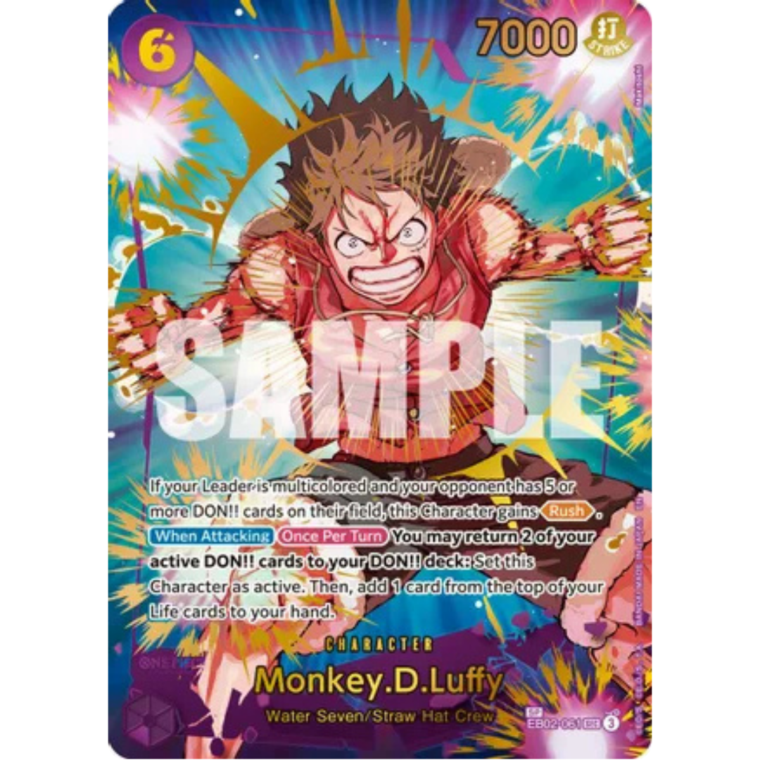 Monkey.D.Luffy - EB02-061 (SP) (EB02-061) - Premium Booster -The Best- Vol. 2 Foil