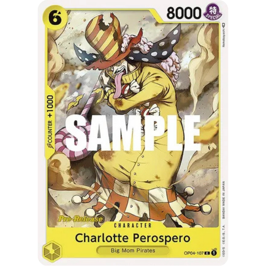 Charlotte Perospero (OP04-107) - Kingdoms of Intrigue Pre-Release Cards