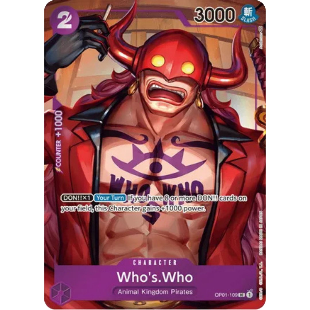 Who's.Who (Box Topper) (OP01-109) - Romance Dawn Foil