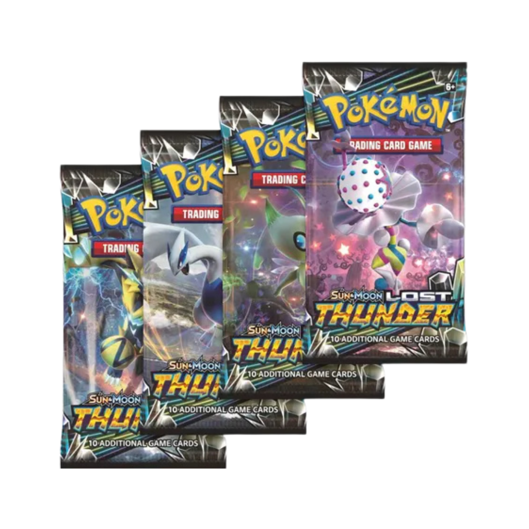 Lost Thunder Booster Pack Art Bundle [Set of 4]