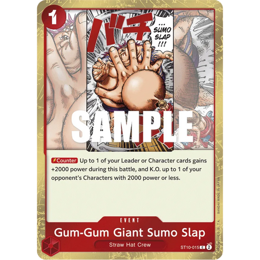 Gum-Gum Giant Sumo Slap (ST10-015) - Ultra Deck: The Three Captains Foil