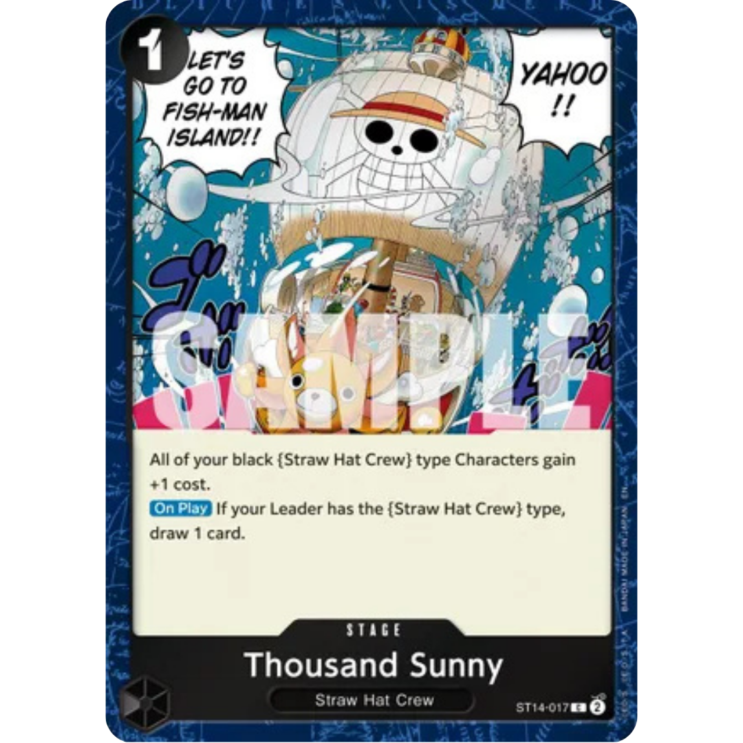 Thousand Sunny (Pirate Foil) (ST14-017) - Premium Booster -The Best- Vol. 2 Foil