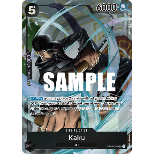 Kaku (080) (Alternate Art) (OP03-080) - Pillars of Strength Foil