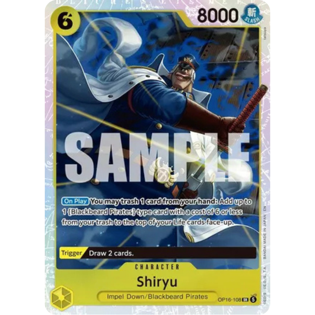 Shiryu (OP16-108) - The Time of Battle Foil