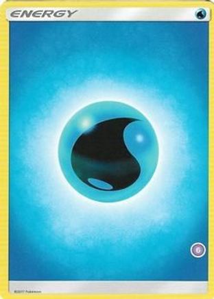 Water Energy (6)  SM Trainer Kit Alolan Sandslash & Alolan Ninetales - Common