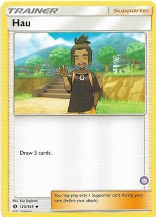 Hau (19) (Alolan Sandslash Half-Deck)  SM Trainer Kit Alolan Sandslash & Alolan Ninetales - Uncommon