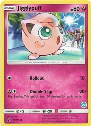 Jigglypuff (22)  SM Trainer Kit Alolan Sandslash & Alolan Ninetales - Common