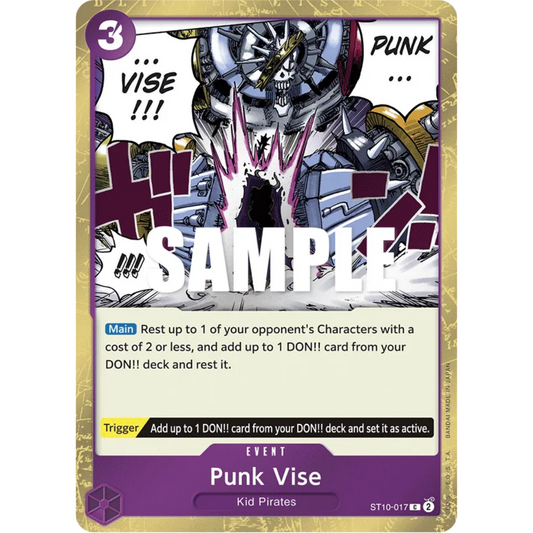 Punk Vise (ST10-017) - Ultra Deck: The Three Captains Foil