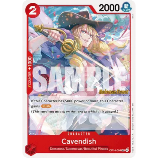 Cavendish (OP14-004) - The Azure Sea's Seven Release Event Cards