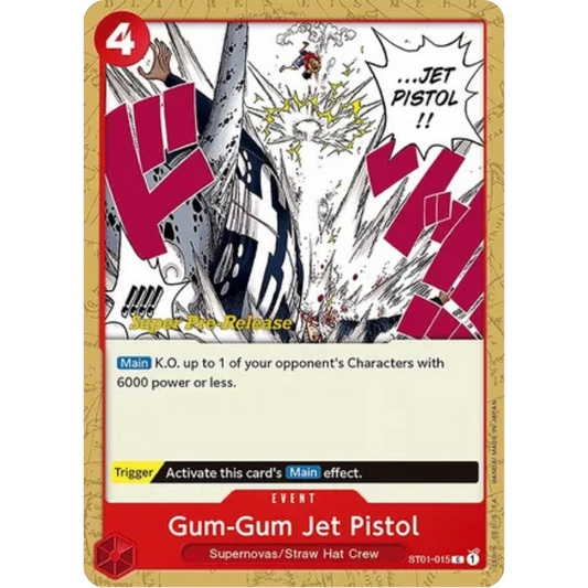 Gum-Gum Jet Pistol (ST01-015) - Super Pre-Release Starter Deck 1: Straw Hat Crew