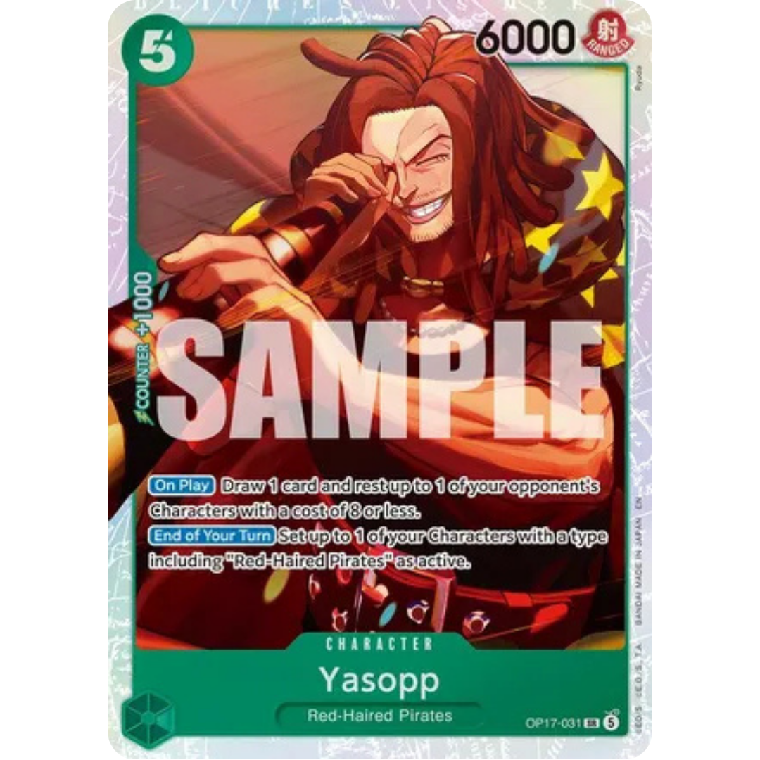 Yasopp (OP17-031) - The World's Strongest Warriors Foil