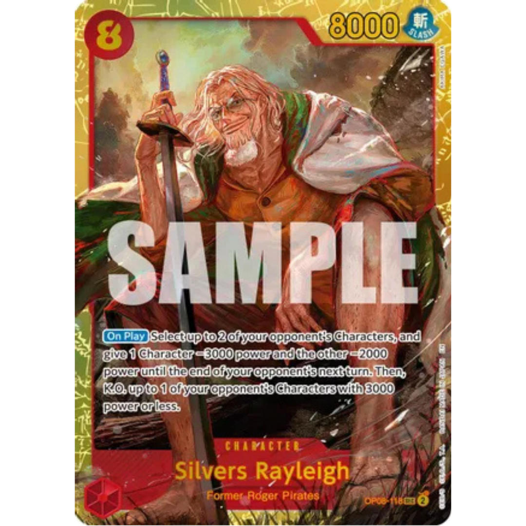 Silvers Rayleigh - OP08-118 (Reprint) (OP08-118) - Premium Booster -The Best- Vol. 2 Foil