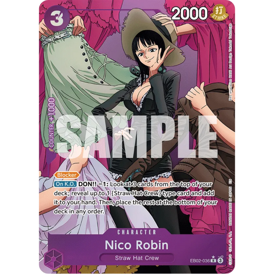 Nico Robin (Alternate Art) (EB02-036) - Extra Booster: Anime 25th Collection Foil