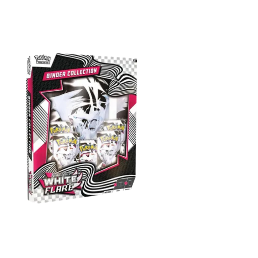 White Flare  Binder Collection Case