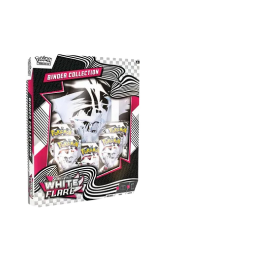 White Flare  Binder Collection Case