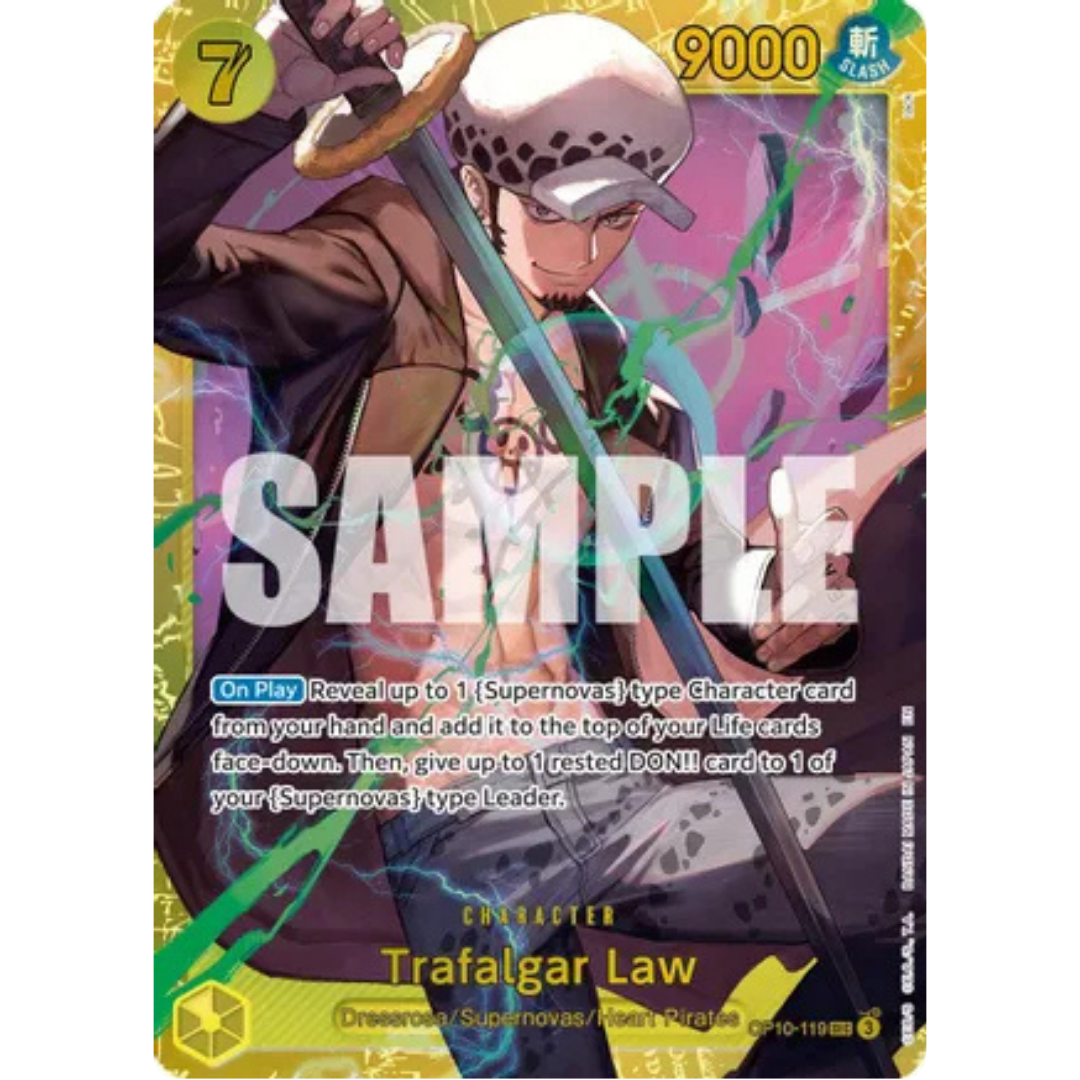 Trafalgar Law - OP10-119 (Reprint) (OP10-119) - Premium Booster -The Best- Vol. 2 Foil