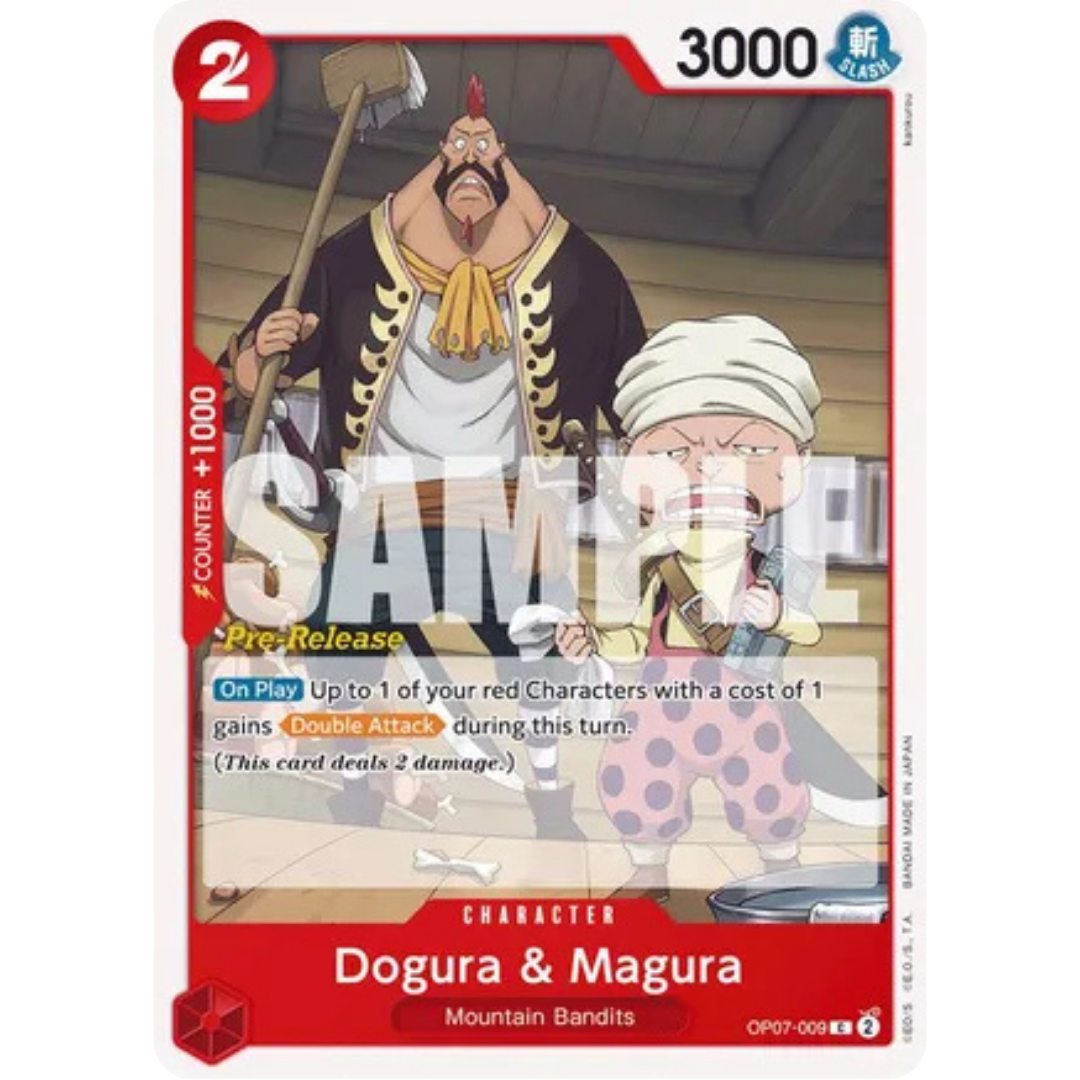 Dogura & Magura (OP07-009) - 500 Years in the Future Pre-Release Cards