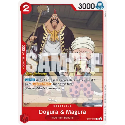 Dogura & Magura (OP07-009) - 500 Years in the Future Pre-Release Cards