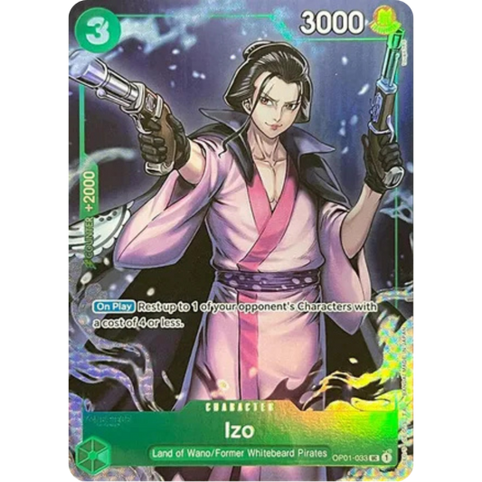 Izo (Premium Card Collection -BANDAI CARD GAMES Fest. 23-24 Edition-) (OP01-033) - One Piece Promotion Cards Foil