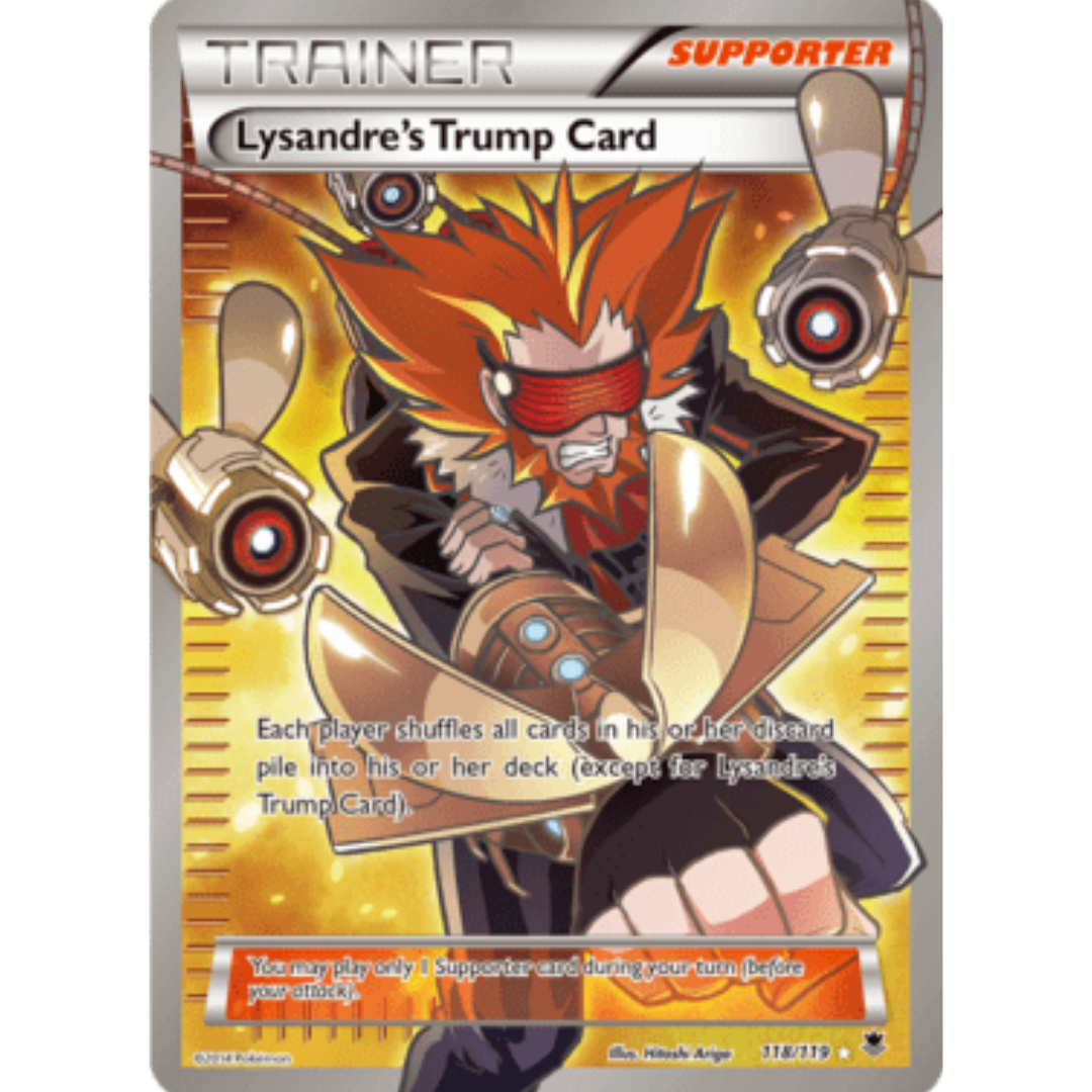 Lysandre's Trump Card (118 Full Art) 118/119  - Holofoil XY  Phantom Forces - Ultra Rare