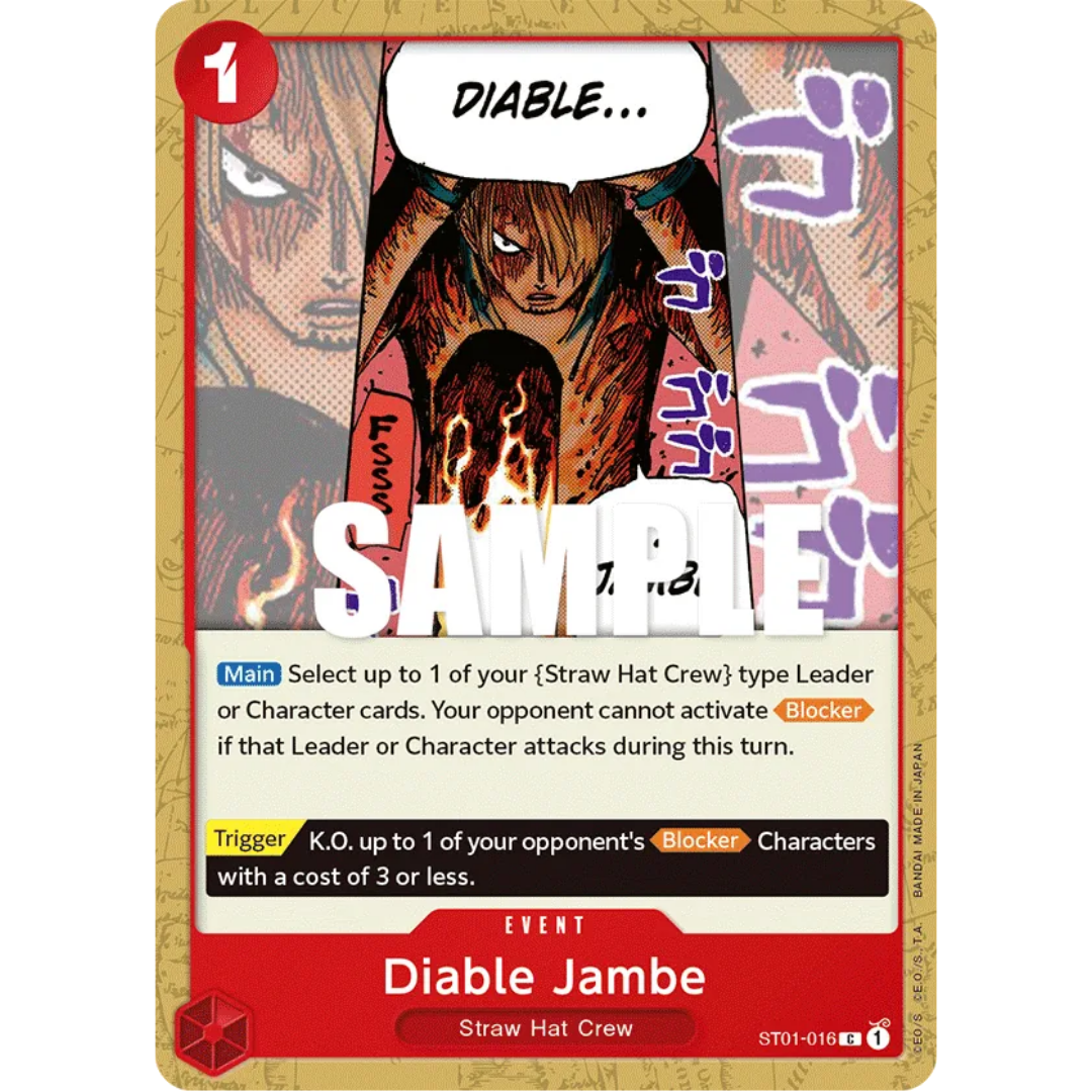 Diable Jambe (ST01-016) - Starter Deck 1: Straw Hat Crew