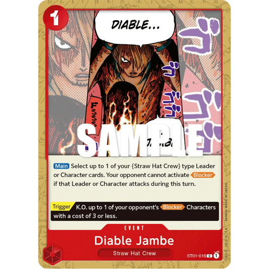 Diable Jambe (ST01-016) - Starter Deck 1: Straw Hat Crew