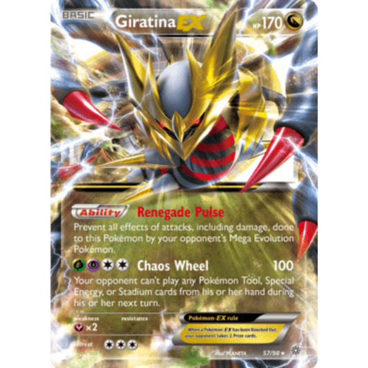 Giratina EX 057/98  - Holofoil XY  Ancient Origins - Ultra Rare