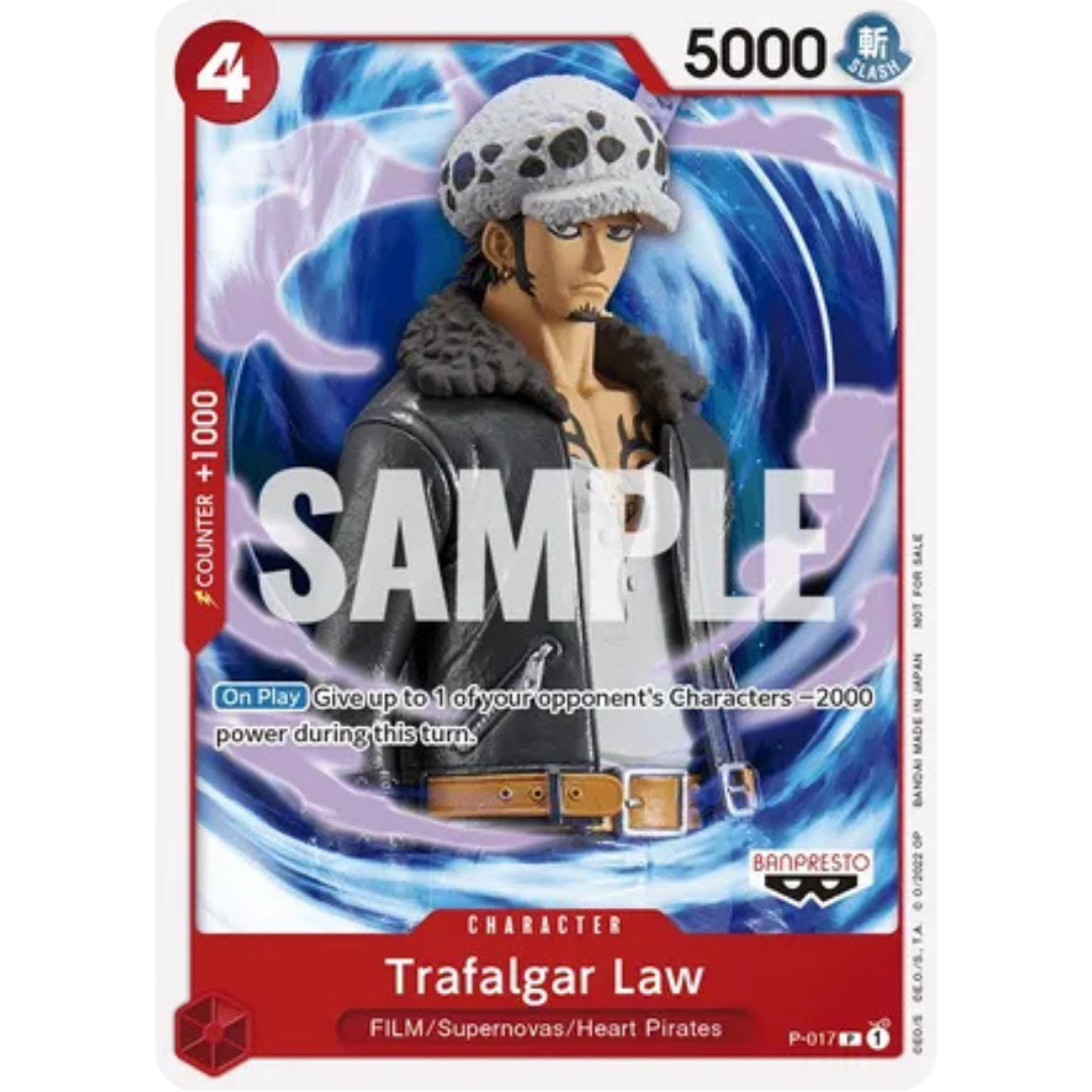 Trafalgar Law (One Piece Film Red) (P-017) - One Piece Promotion Cards