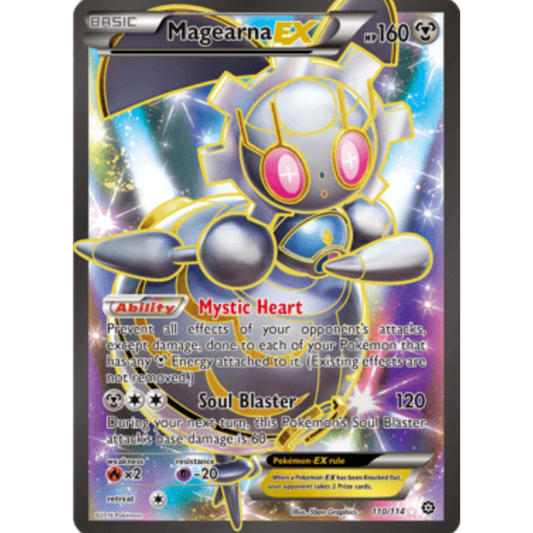 Magearna EX (Full Art) 110/114  - Holofoil XY  Steam Siege - Ultra Rare