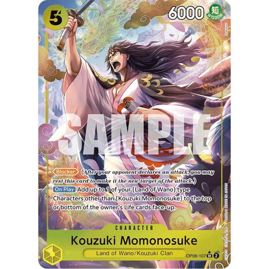 Kouzuki Momonosuke (Alternate Art) (OP06-107) - Wings of the Captain Foil