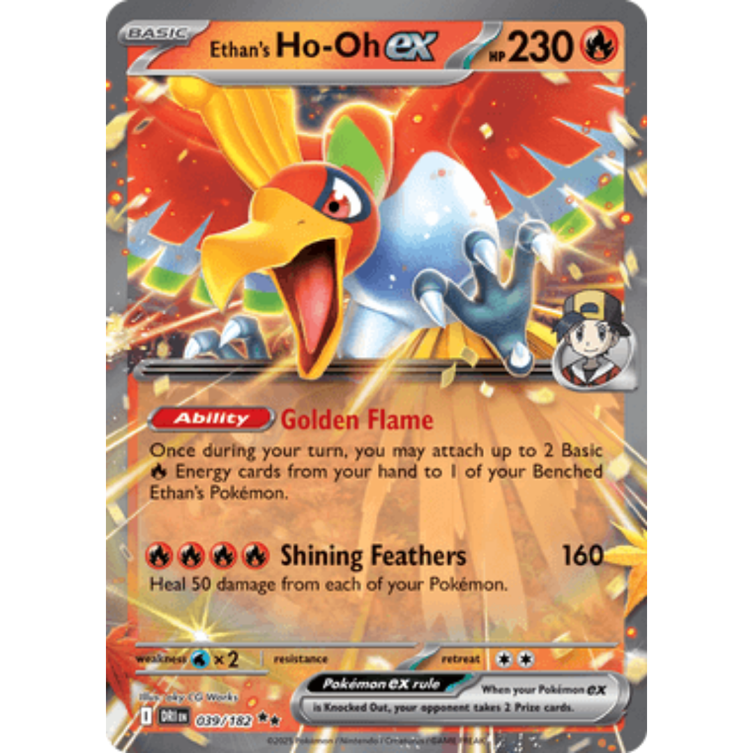Ethan's Ho 039/182  - Holofoil SV10 Destined Rivals - Double Rare