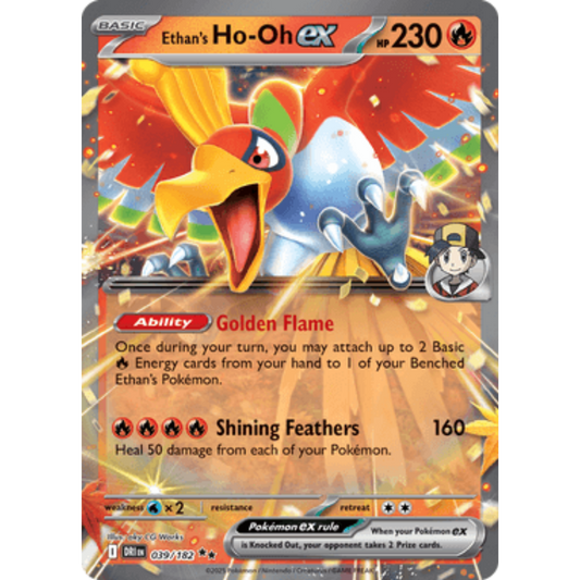 Ethan's Ho 039/182  - Holofoil SV10 Destined Rivals - Double Rare