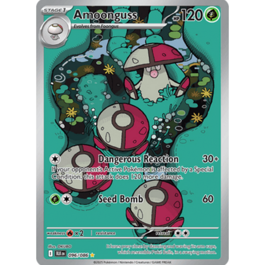 Amoonguss 096/086  - Holofoil SV Black Bolt - Illustration Rare