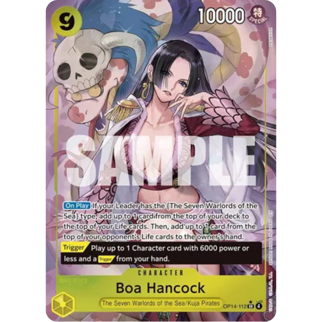 Boa Hancock - OP14-112 (Alternate Art) (OP14-112) - The Azure Sea's Seven Foil