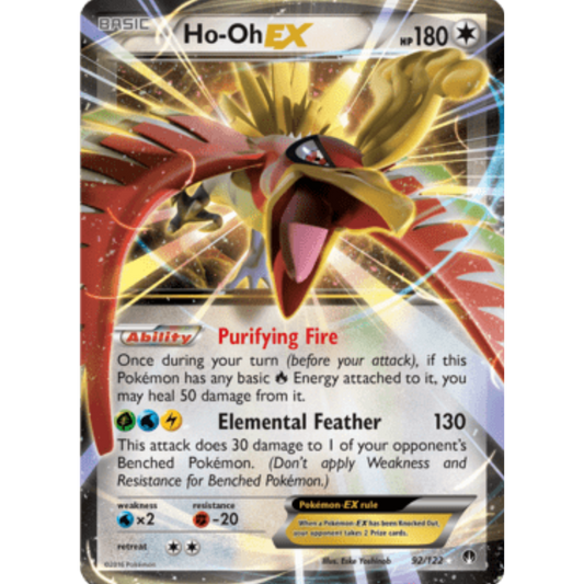 Ho-Oh EX 092/122  - Holofoil XY  BREAKpoint - Ultra Rare