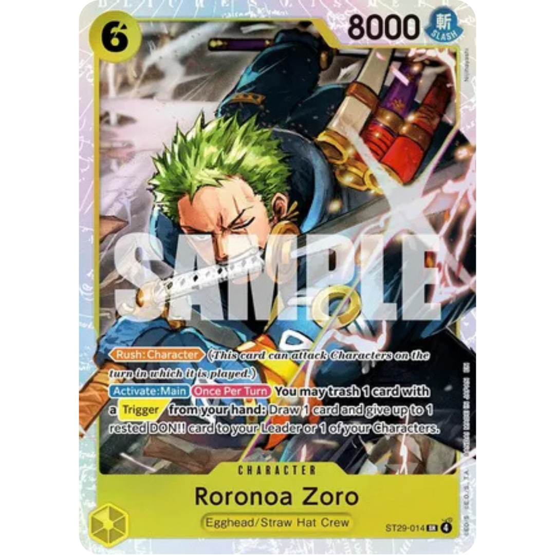 Roronoa Zoro (ST29-014) - Starter Deck 29: Egghead Foil