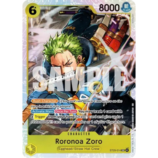 Roronoa Zoro (ST29-014) - Starter Deck 29: Egghead Foil