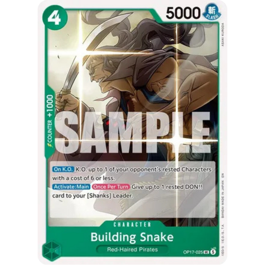 Building Snake (OP17-025) - The World's Strongest Warriors