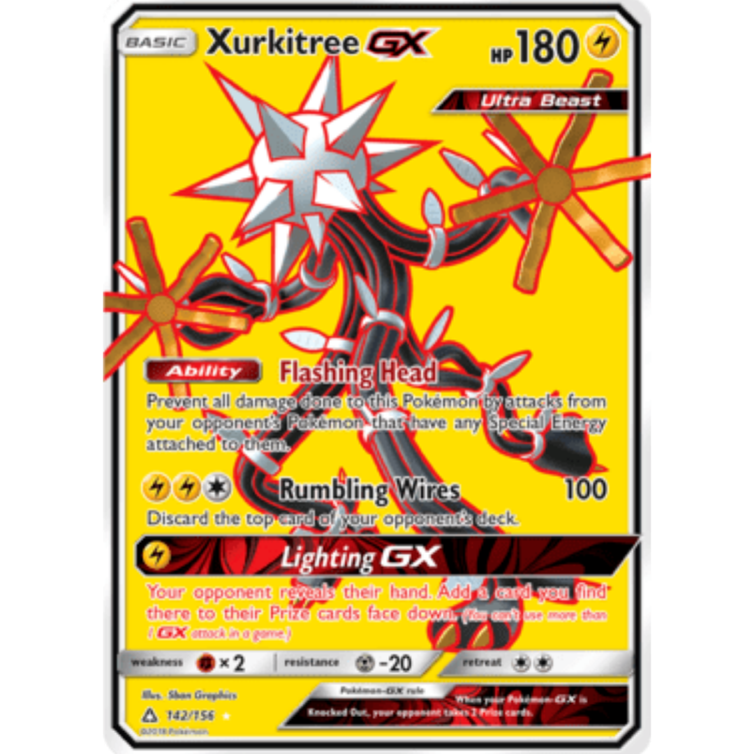 Xurkitree GX (Full Art)  - Holofoil SM  Ultra Prism - Ultra Rare