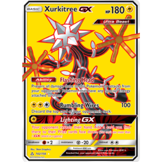 Xurkitree GX (Full Art) 142  - Holofoil SM  Ultra Prism - Ultra Rare