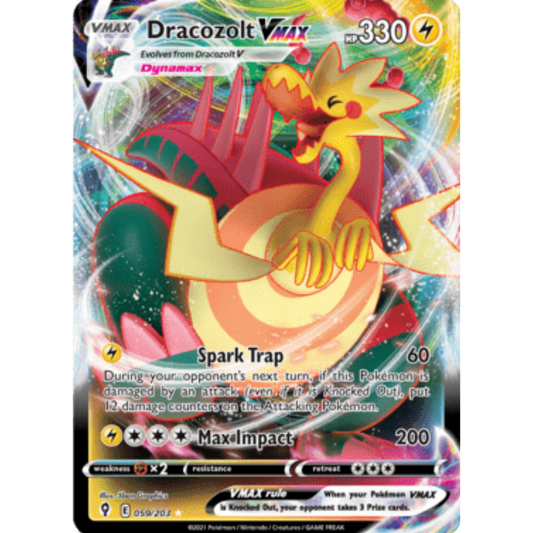 Dracozolt VMAX (059/203) [Sword & Shield: Evolving Skies]