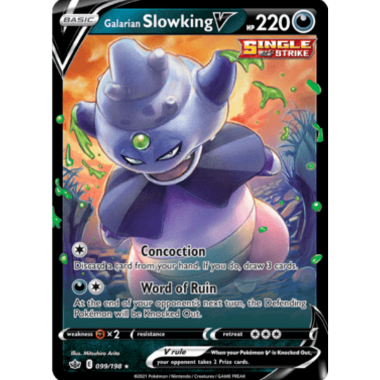 Galarian Slowking V (099/198) [Sword & Shield: Chilling Reign]