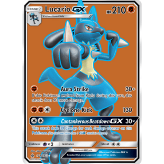 Lucario GX (122/131) [Sun & Moon: Forbidden Light]