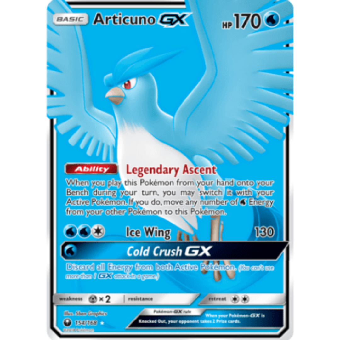 Articuno GX (Full Art)  - Holofoil SM  Celestial Storm - Ultra Rare