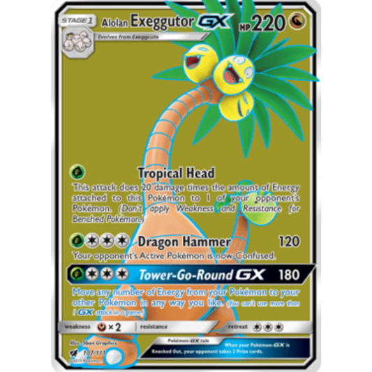 Alolan Exeggutor GX (107/111) [Sun & Moon: Crimson Invasion]