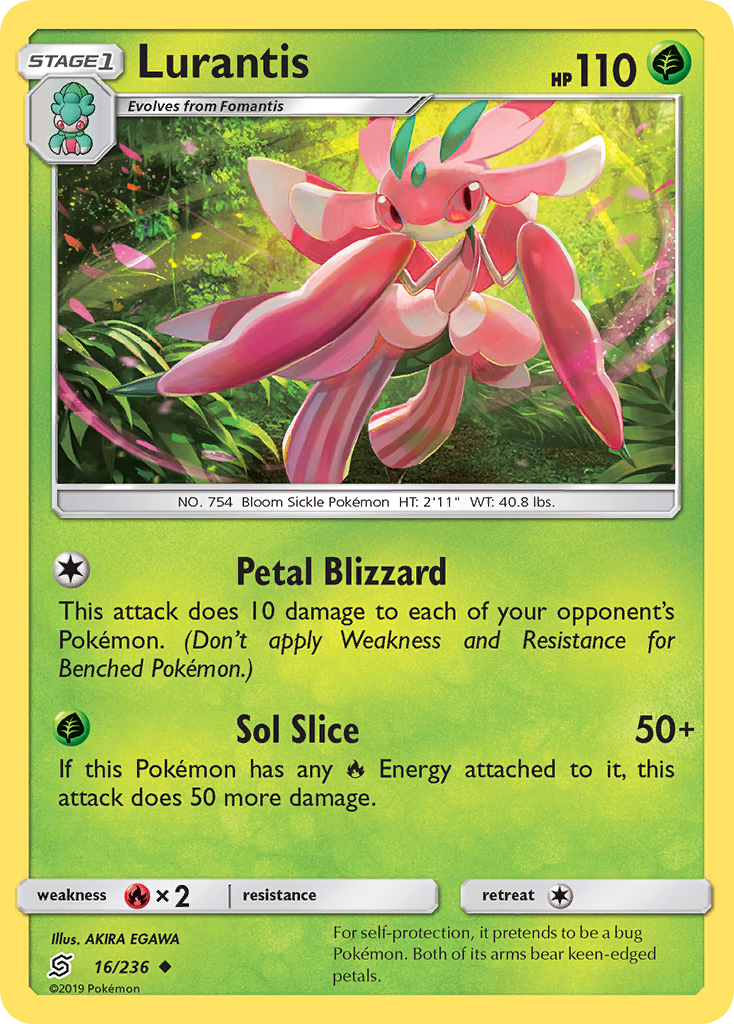 Lurantis 016  SM  Unified Minds - Uncommon