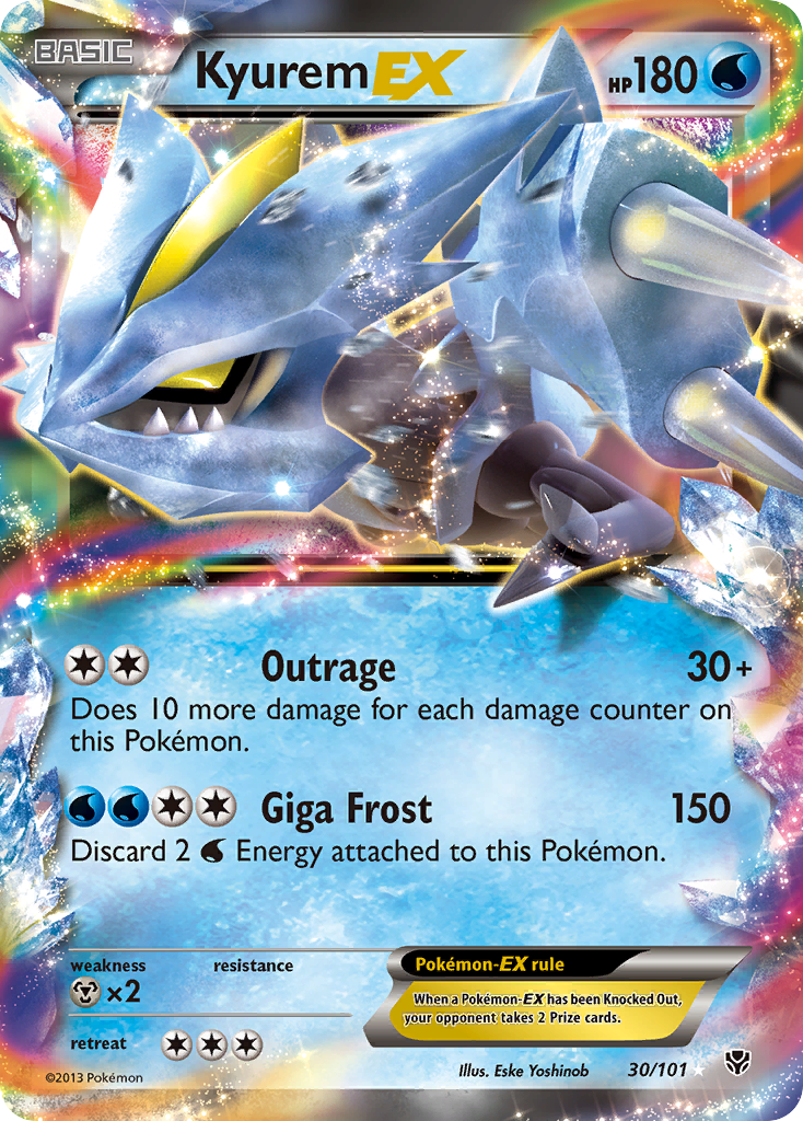 Kyurem EX  - Holofoil Plasma Blast - Ultra Rare